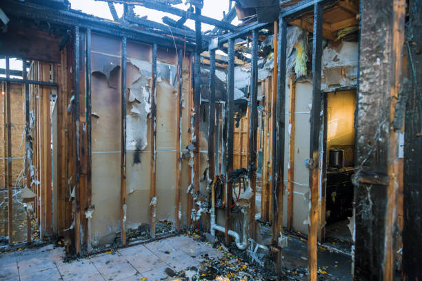 Professional Soot Cleanup technician working in Melville, RI